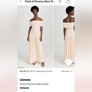 Lioness Cream Maxi Skirt